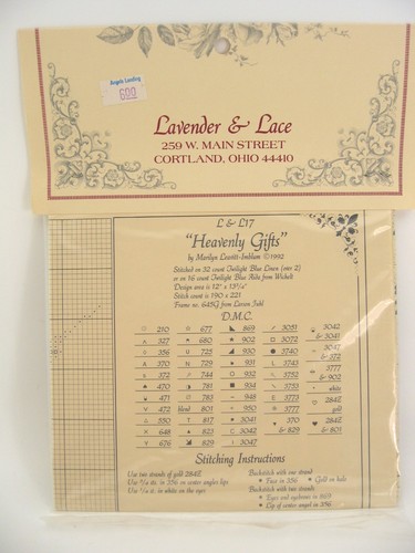 Lavender & Lace 1992 ~ HEAVENLY GIFTS Pattern Marilyn Leavitt-Imblum - Victorian - Afbeelding 3 van 3