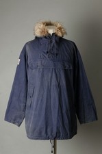 VTG 40 50S Hausammann Pullover Ski Parka Jacket Fur Trimmed Made in Switzerland
