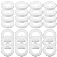 30 Pcs Foam Round Circles Wreath Forms for Crafts Christmas Holiday Decorations