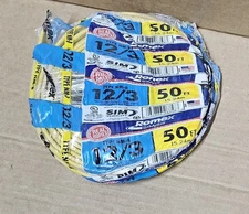 Romex Simpull Type NM-B 12/3 w Ground 600 Volts 50 Ft New In Box