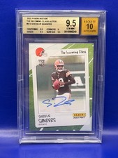 2025 Panini Instant The Incoming Class Auto RC Shedeur Sanders BGS 9.5 #'d 12/25