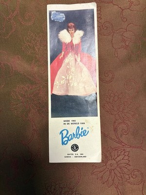 Barbie Booklet 1965 Vintage Mattel