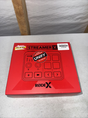 Rode Streamer X Audio Interface and Video Capture Card for Creators SEALED!