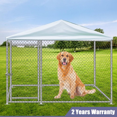 #ad #ad 10x10ft 6.56x6.56ft Outdoor Dog Fence Metal Dog Kennel Cage Playpen W Cover $174.75