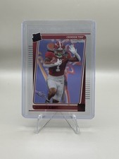 Jahmyr Gibbs 2023 DP Clearly Donruss Rated Rookie Red /149 Detroit Lions/Alabama