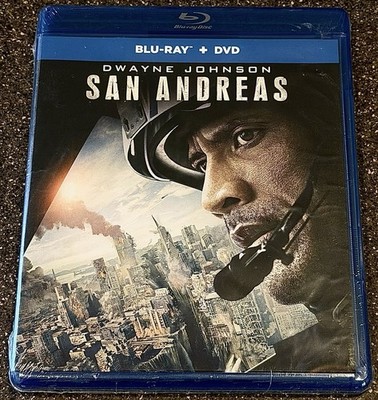 NEW! San Andreas Blu-Ray/DVD Combo (2015) - FACTORY SEALED with FREE SHIPPING!