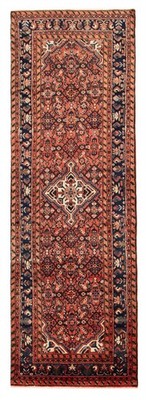 Vintage Hand-knotted Runner Rug 3'3'' x 10'0'' Traditional Oriental Wool Carpet
