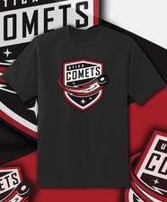 Utica Comets Team logo shirt Adult and Youth Sizes S-6XL Tracking!!