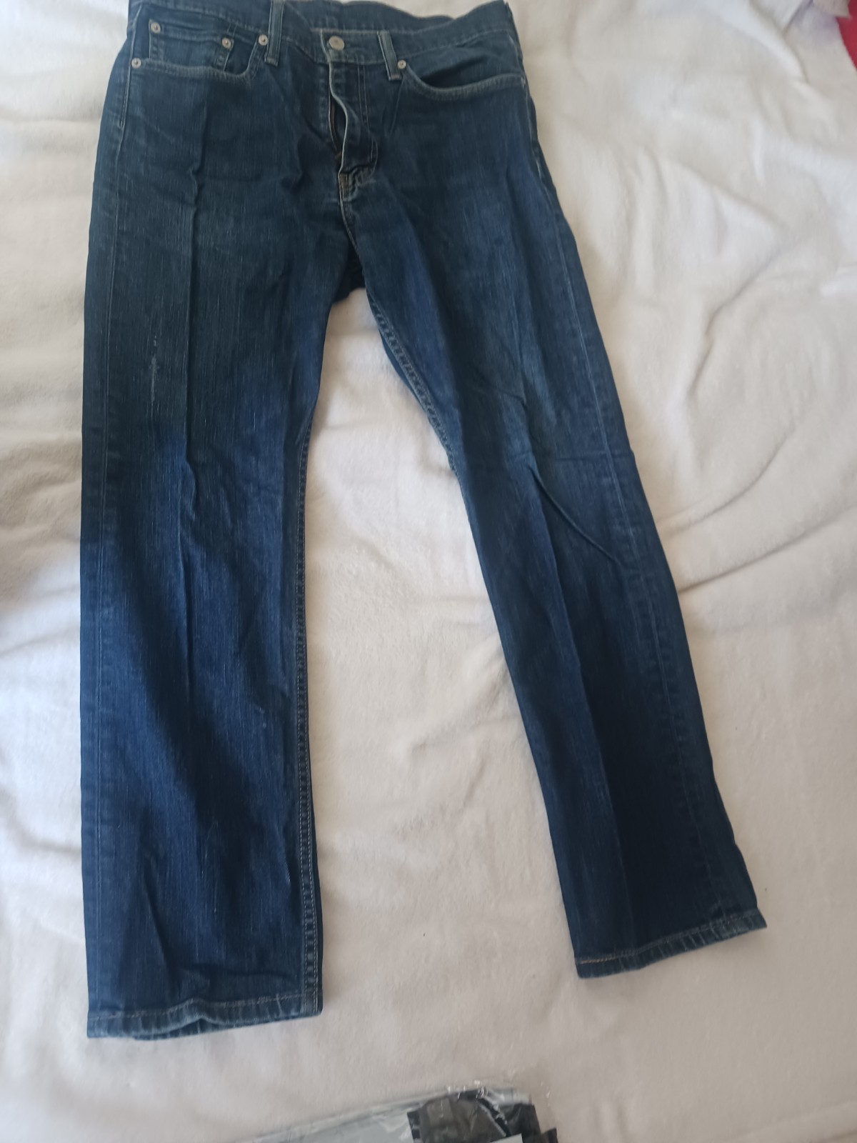 Levi's 31x30 Men's 513t Straight Jeans - Blue