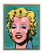 Atherton 11x14 Original Pop Art Acrylic Painting "Marilyn Monroe" hand signed