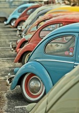 Atlas 15 White Wall Sidewalls Rubber Ring Insert Trim 4pcs Vw Bug Pre Beetle
