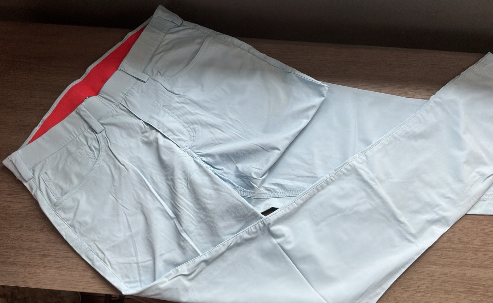 Redvanly Kent Pull-On Trouser Pant Baby Blue, Size Small 32 Length Golf Athletic