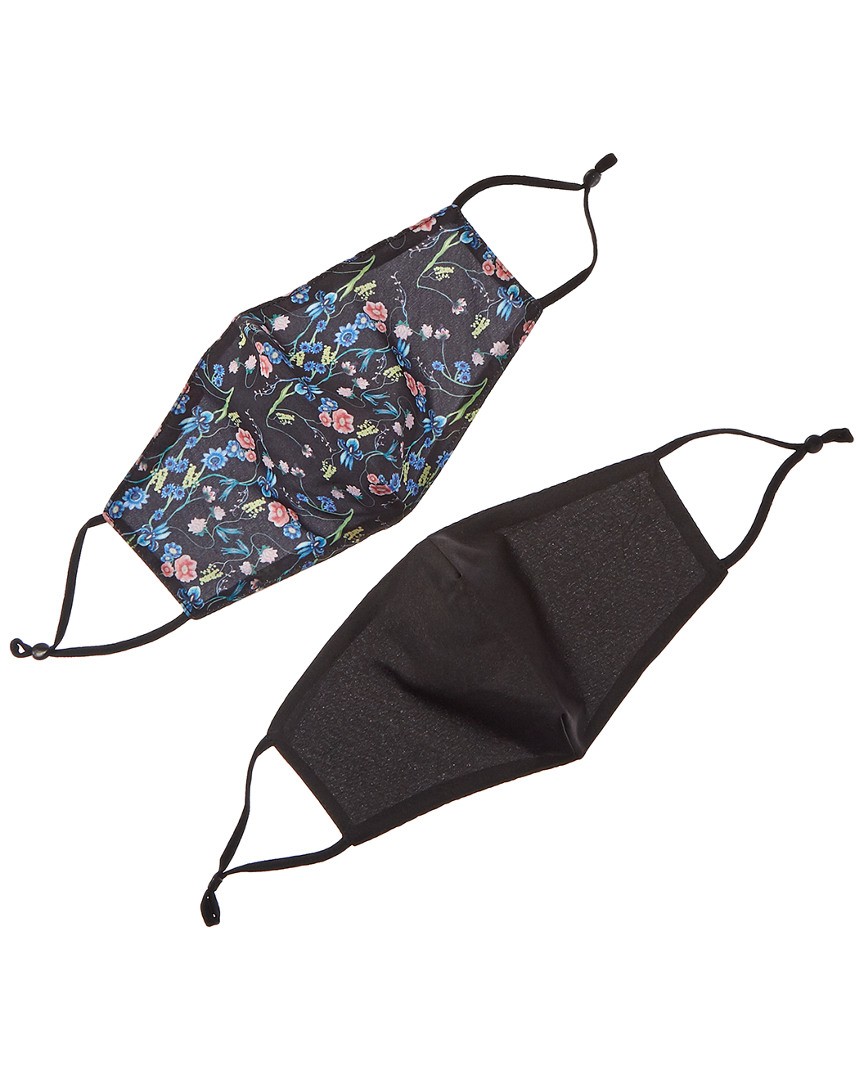 Marcus Adler Set Of 2 Cloth Face Masks Womens Black 2090₽