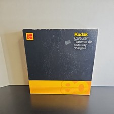 Kodak Carousel Transvue 80 slide tray translucent grey in original box r1
