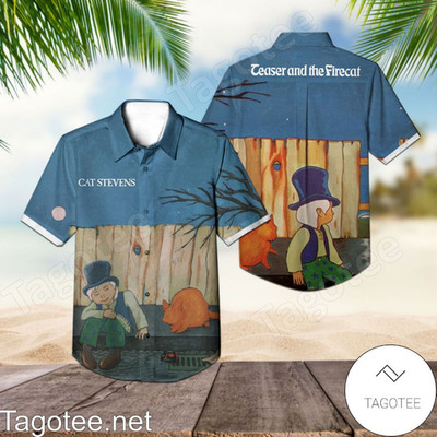 Hot Cat Stevens Teaser And The Firecat Hawaiian Shirt Men's Full Sizes VA728
