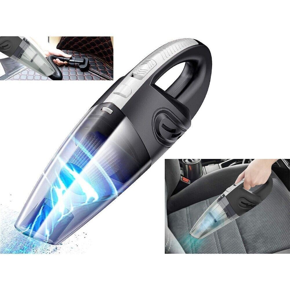 Aspirapolvere Portatile Senza Fili, 2200 MAh, Con Luce LED, Dock Di Ricarica, Potente Aspirazione, Per Casa, Auto, Ufficio, Argento