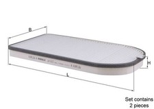 MAHLE Innenraumfilter LA 613/S Partikelfilter für E38 BMW B12 ALPINA 7er 725 tds