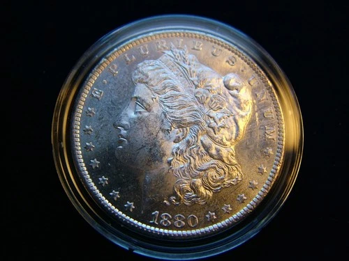 1880 S MORGAN SILVER DOLLAR MS PL FROST
