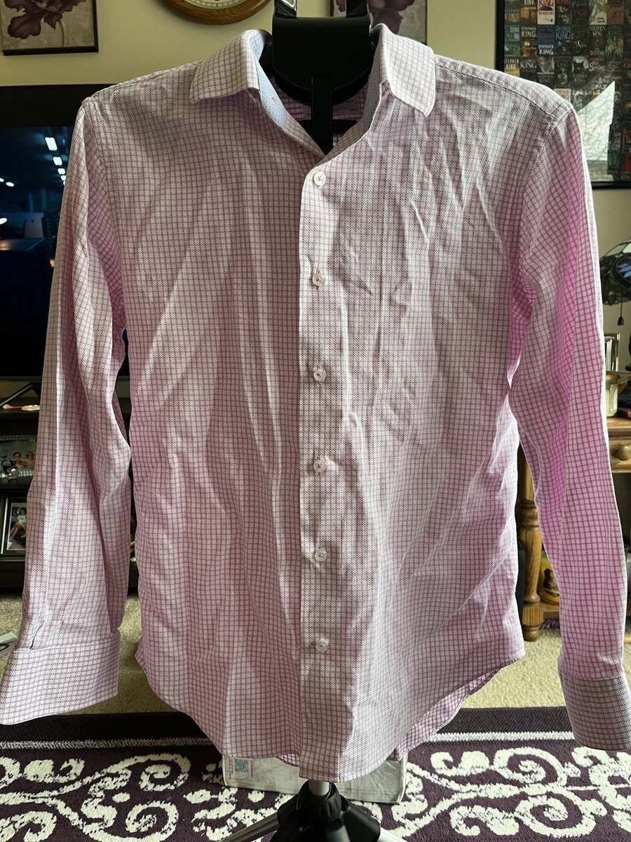 lorenzo uomo dress shirt review Alexander in Blue Linen Shirt, 15.5 34/35