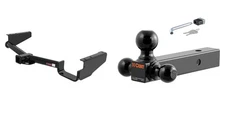 CURT Trailer Hitch 2in Receiver, Multi-Ball Mount, Hitch Lock Towing Kit - 13530