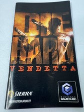 Die Hard Vendetta Instruction Booklet ONLY Nintendo GameCube Sierra