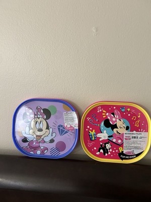 Disney Minnie Mouse Toddler Reversible Plate 2pcs