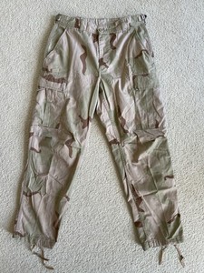 Rare DCU Combat Uniform Pants 3 Color Desert Storm Somalia Small Short 1990 NYCO