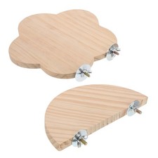 2 Pcs Pet Bird Supplies Parakeet Cage Accessories Comfortable Perch