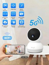 Alaga 2K Baby Monitor With Camera And Audio, Security Camera Indoor, AI Motion