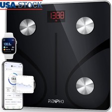 Smart Body Fat Scale Bluetooth App Body Weight BMI Health Tracker Pet Mode New