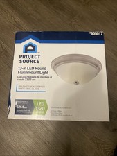 Project Source 13-in LED Round Flushmount Light