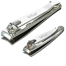 Nail Clipper Set,Premium Stainless Steel Fingernail and Toenail Clipper Cutters 