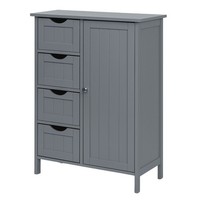Osoltus Badezimmerschrank Beistellschrank Hampton 55X30X82Cm Grau