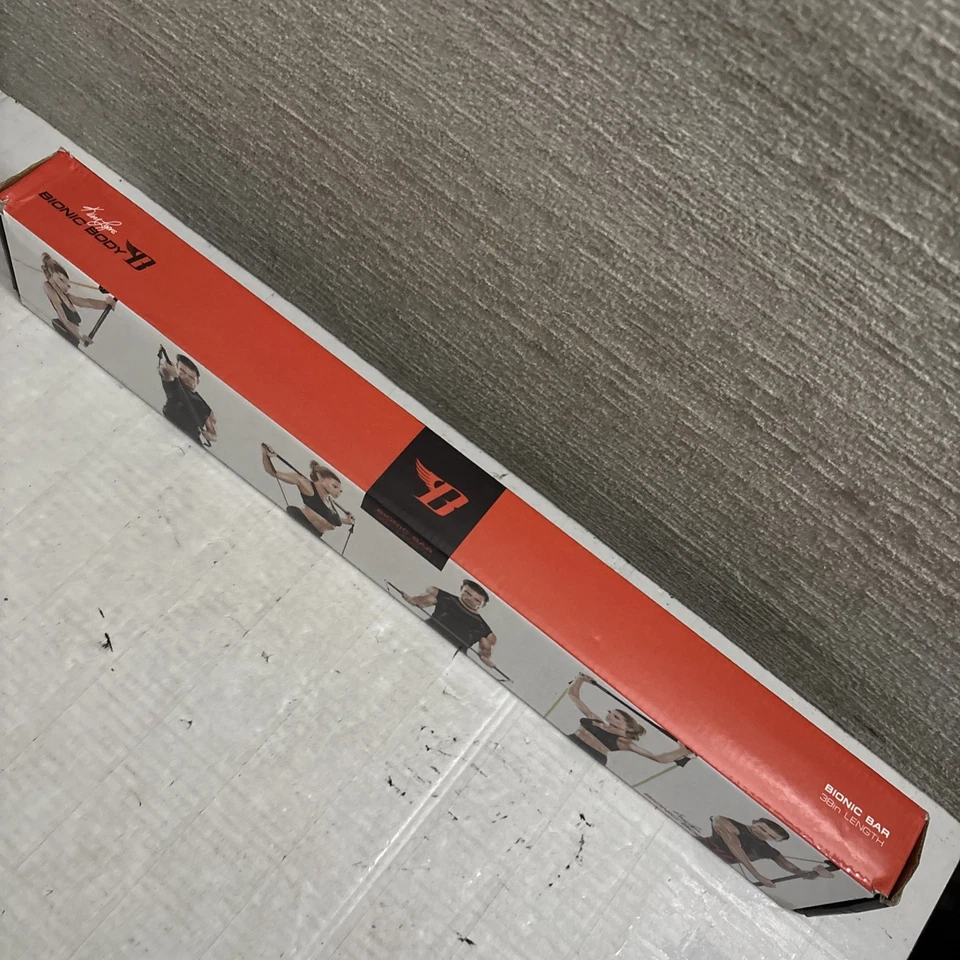 Bionic тела тренировки бар подходит все сопротивления группы с зажимом, 38 дюймов длиной новый! - Изображение 4 из 4