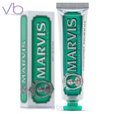 MARVIS Classic Strong Mint | Italian Luxury Toothpaste with Peppermint Flavor