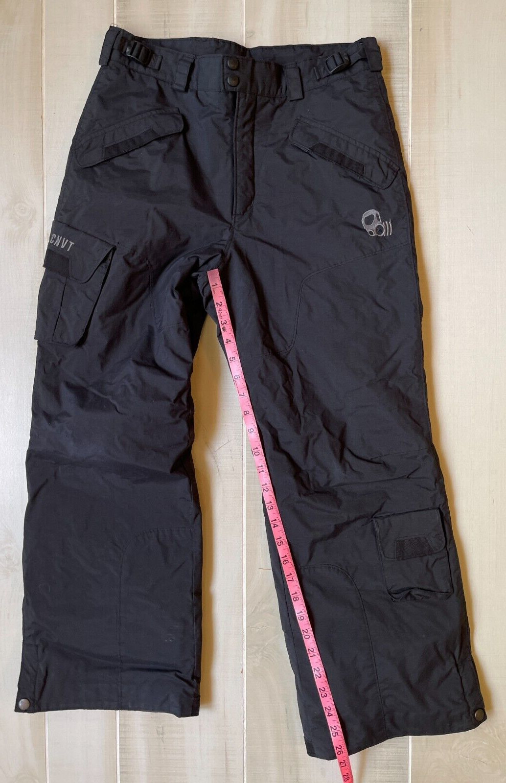 COLUMBIA convert black snow pants snowboarding skiing size 14/16 kids youth thumbnail 2
