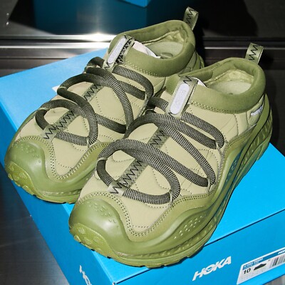 Hoka One One Ora Primo Recovery Shoes Green Forest Floor Mens 10/Womens  11