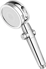 High Pressure 3-Setting Handheld Shower Head 360° Rotating Water-Saving Filtered