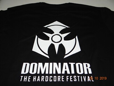 Dominator T-Shirt Hardcore - Hardstyle m. Brust & Rückendruck Gr. S - 4XL!