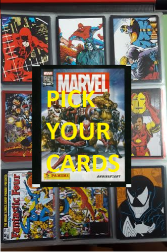 Pick Your Marvel 80 Years Panini Sticker Cards 80th Anniversary You Choose - Foto 1 di 173