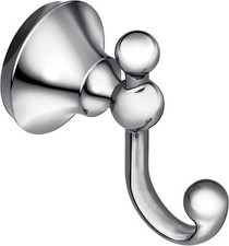 Moen YB5203CH Wynford Double Robe Hook - Chrome