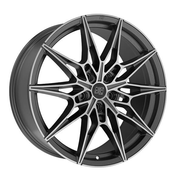 ALLOY WHEEL MSW MSW 75 FOR AUDI TT RS COUPE 9X20 5X112 MATT GUN METAL FULL T2R