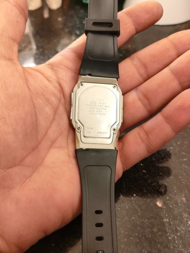 1999 Vintage Casio 2320 FS-01 Analog Digital Blue Edition Film Watch Dual Time - Picture 24 of 24
