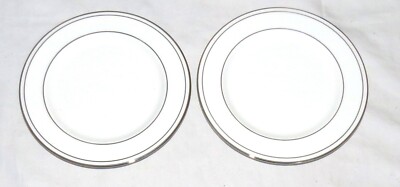 Lenox Federal Platinum Two 6.1/4 inch Bread Plates - Never Used