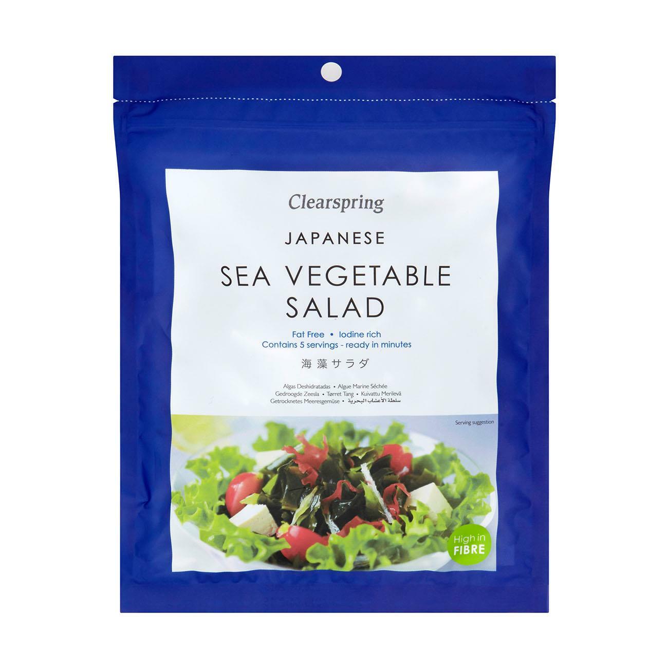 Clearspring Ensalada Japonesa Natural Verdura Seca De Mar 25G