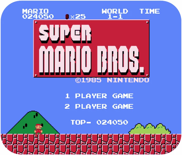 Super mario bros nes 2 player deals
