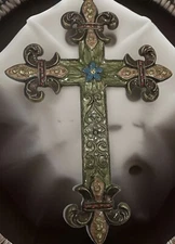 BEAUTIFUL VTG Litton Lane Cross Faith Christian God Jesus gift Encouragement
