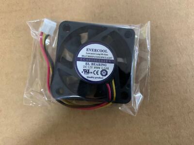EVERCOOL EC4010LL12EA DC12V 0.04A 40*40*10mm 3wire cooling fan #MW96 QL
