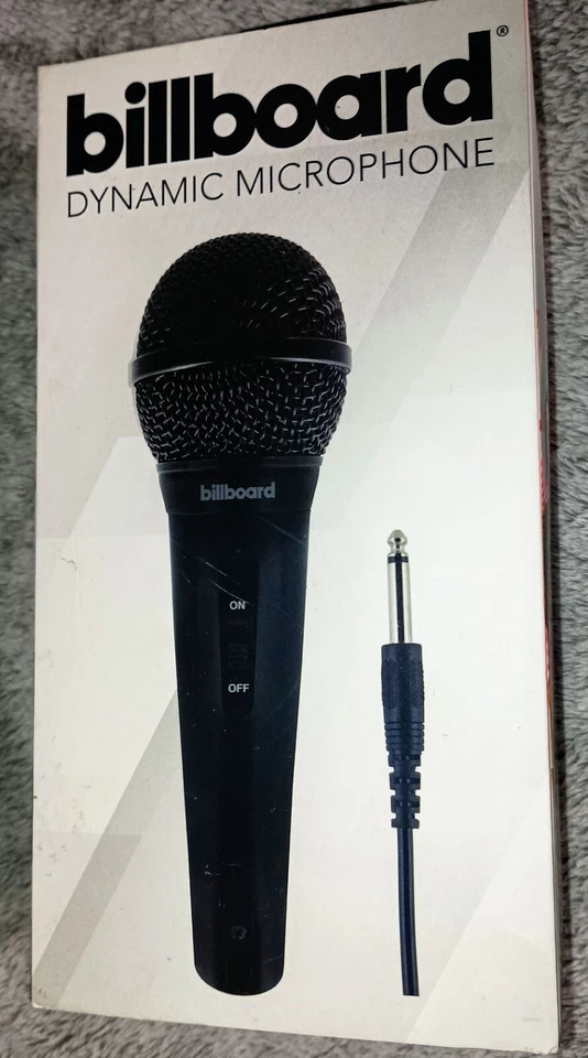 BILLBOARD Dynamic Microphone BB2722 Sealed Karaoke Mic Singing Record Speaker - Image 3 of 4