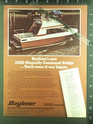 1979 ADVERTISING for Spaulding Craft Penetrator 25 sport ski boat
